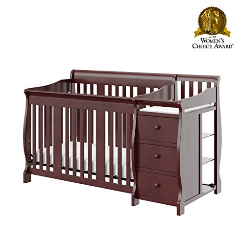 Storkcraft Portofino 5in1 Convertible Crib and Changer With 3 Drawers and Changing Pad