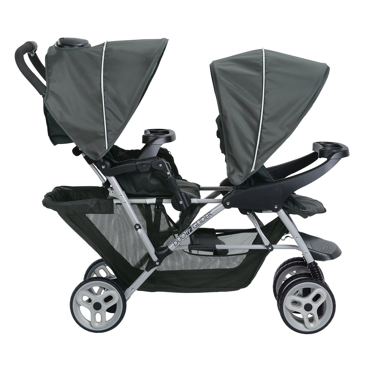 Graco DuoGlider Click Connect Double Stroller With Two Seats And One Hand Standing Fold