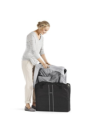 Travel Crib Light Portable Baby Crib With Easy Setup And Airy Design Removable Mattress