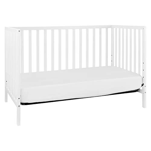 White 4in1 Convertible Crib With Greenguard Gold Certification For Safe Sleep And Growth