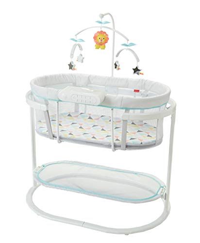 Fisher Price Soothing Motions Bassinet With Dual Mode Lighting And Soothing Projection