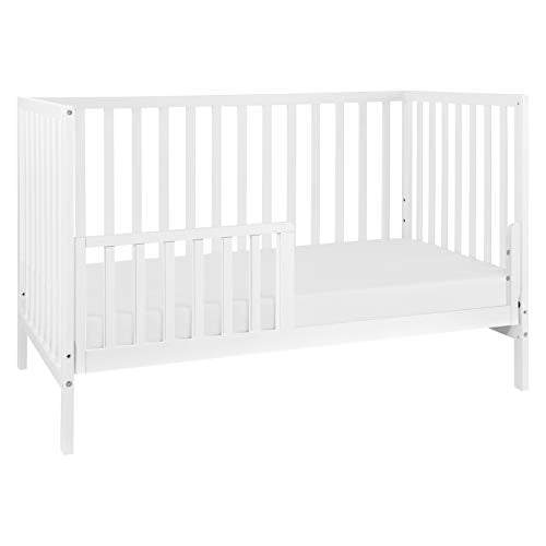 White 4in1 Convertible Crib With Greenguard Gold Certification For Safe Sleep And Growth