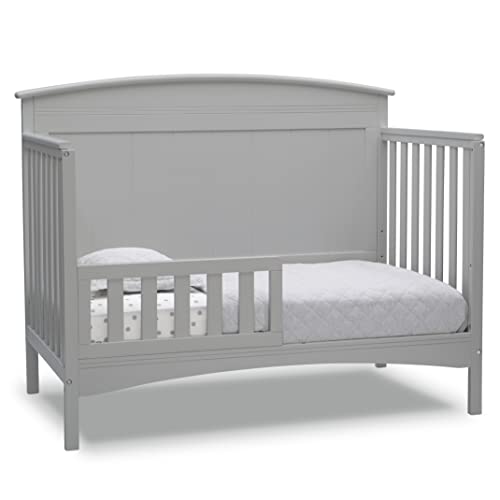 Solid Panel 4 In 1 Convertible Baby Crib For Nursery Converts To Toddler Bed Daybed And Full Bed