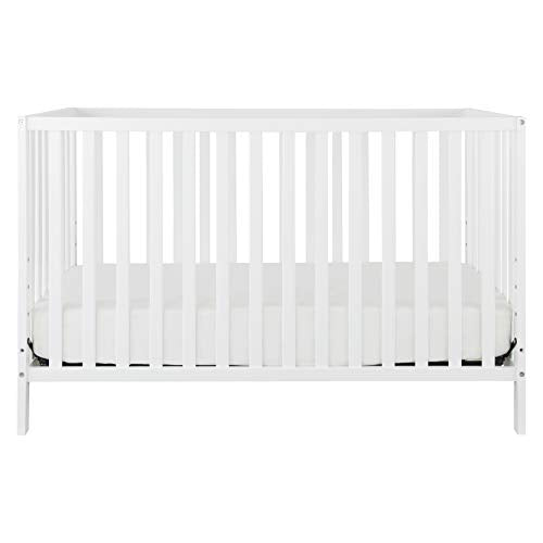White 4in1 Convertible Crib With Greenguard Gold Certification For Safe Sleep And Growth
