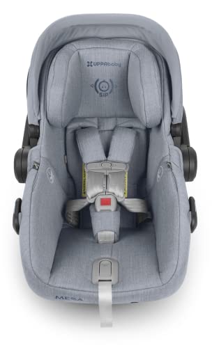 Mesa V2 Infant Car Seat With Merino Wool And Base SMARTSecure Installation Adjustable Headrest And Side Impact Protection