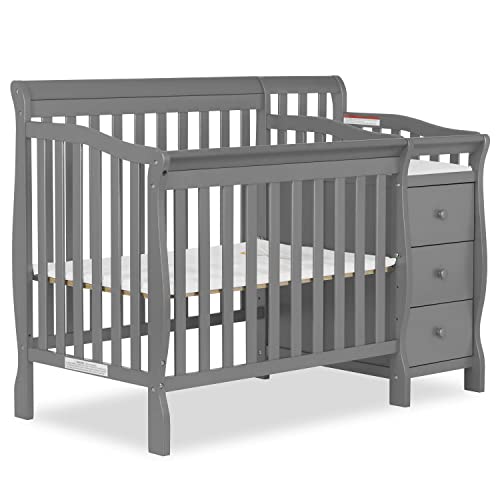 Dream On Me Jayden 4 In 1 Mini Convertible Crib And Changer Greenguard Gold Certified