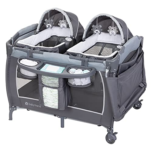 Twin Rock-A-Bye Bassinet Duo With Convertible Standalone Rocker And Ventilated Mesh Sides
