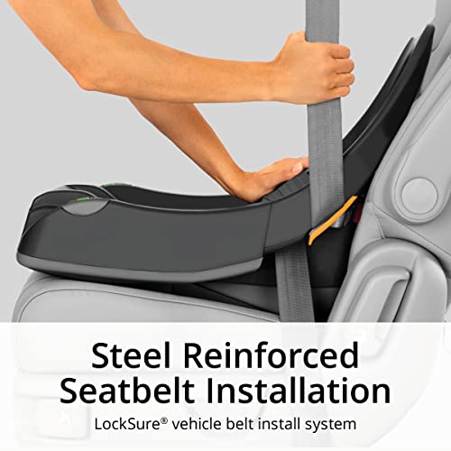 Easy Install Infant Car Seat With Zip Privacy Shield And ClearTex Fabric For 4 To 35 Lbs Babies Rear Facing