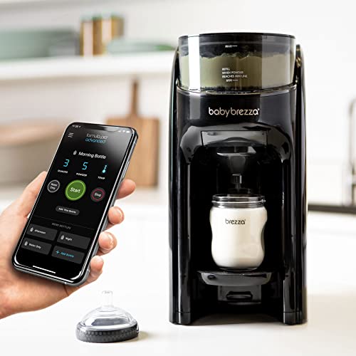 Baby Brezza Automatic Warm Formula Bottle Dispenser With Smartphone App Control For Easy Bottle Prep And Powder Blending