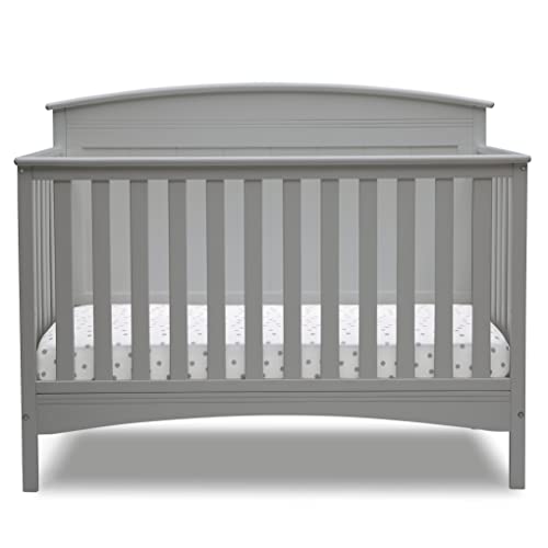Solid Panel 4 In 1 Convertible Baby Crib For Nursery Converts To Toddler Bed Daybed And Full Bed