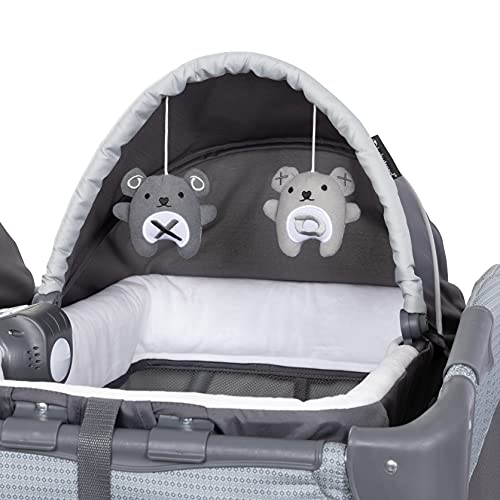 Twin Rock-A-Bye Bassinet Duo With Convertible Standalone Rocker And Ventilated Mesh Sides