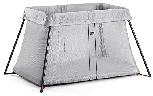 Travel Crib Light Portable Baby Crib With Easy Setup And Airy Design Removable Mattress