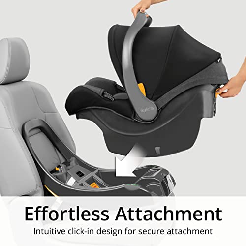 Easy Install Infant Car Seat With Zip Privacy Shield And ClearTex Fabric For 4 To 35 Lbs Babies Rear Facing