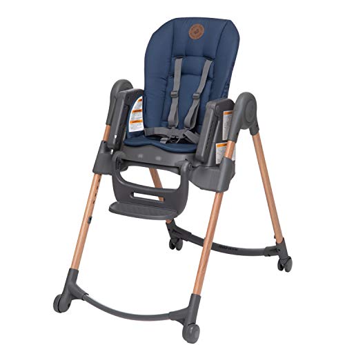 Six In One High Chair With Nine Height Positions And Five Recline Positions For Growth