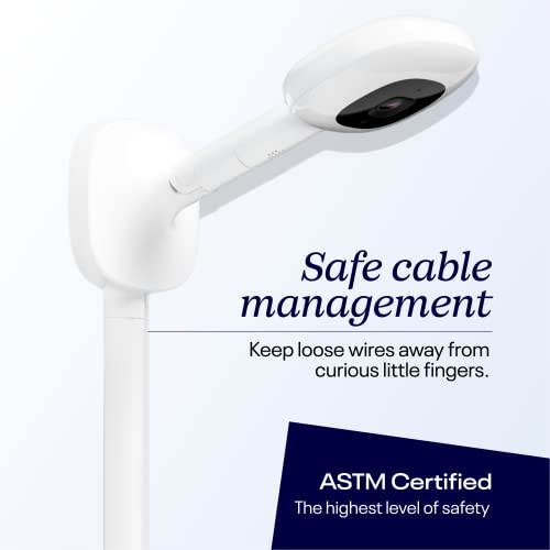 Baby Monitor With Wall Mount 1080p Wi Fi Camera Sleep And Breathing Motion Tracking Night Vision Two Way Audio Alerts