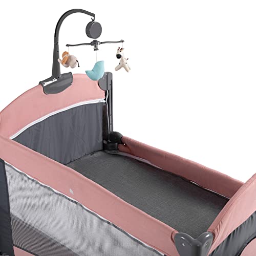Multifunctional Baby Crib With Mattress And Bedside Sleeper Portable Foldable Bassinet For Newborns