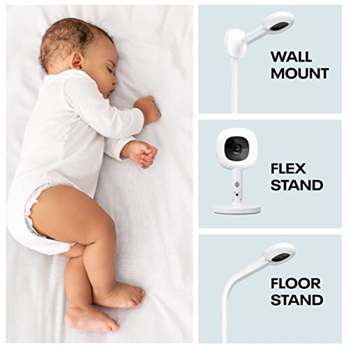 Nanit Smart Baby Monitor And Wall Mount With Wi Fi HD Video Sleep Coach Breathing Motion Tracking And 2 Way Audio
