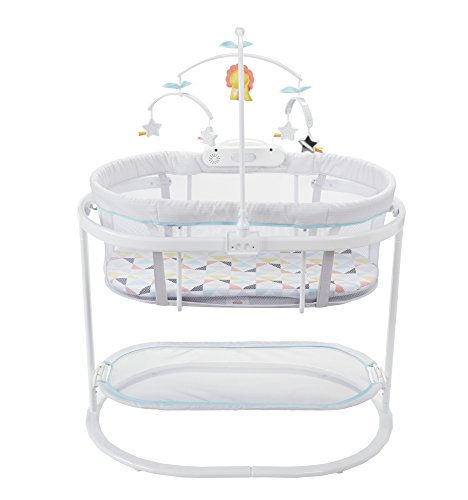 Fisher Price Soothing Motions Bassinet With Dual Mode Lighting And Soothing Projection