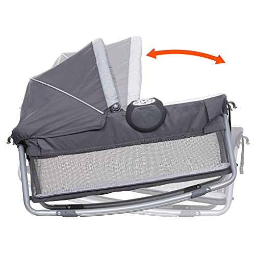 Twin Rock-A-Bye Bassinet Duo With Convertible Standalone Rocker And Ventilated Mesh Sides