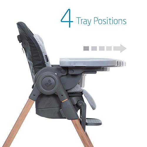 Six In One High Chair With Nine Height Positions And Five Recline Positions For Growth