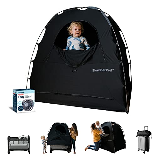 Portable Blackout Sleep Pod With Built In Fan For Baby Travel Crib And Pack N Play