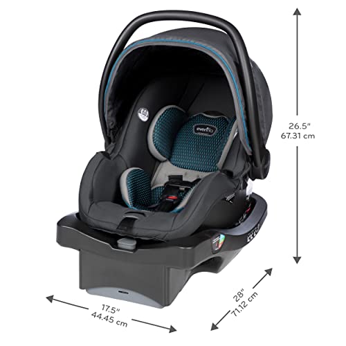 Evenflo Infant Car Seat With SafeZone Load Leg Technology For Enhanced Frontal Collision Stability