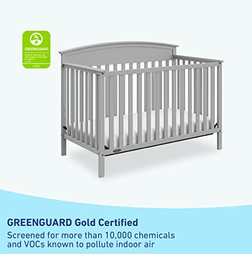 Graco Benton 5-In-1 Convertible Crib Converts To Toddler Bed Daybed And Full-Size Bed
