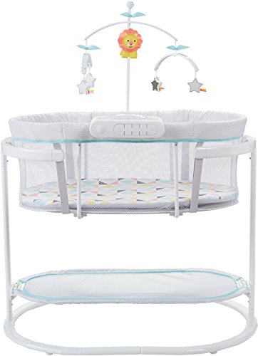 Fisher Price Soothing Motions Bassinet With Dual Mode Lighting And Soothing Projection