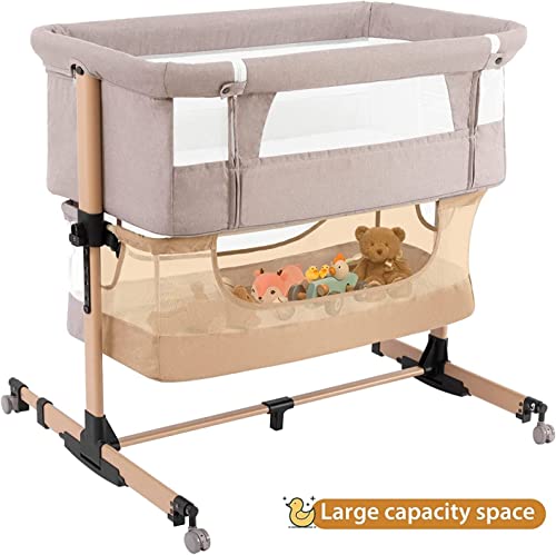 3 In 1 Baby Bassinet Bedside Crib Adjustable Portable Co Sleeper For Newborns Safe Comfortable