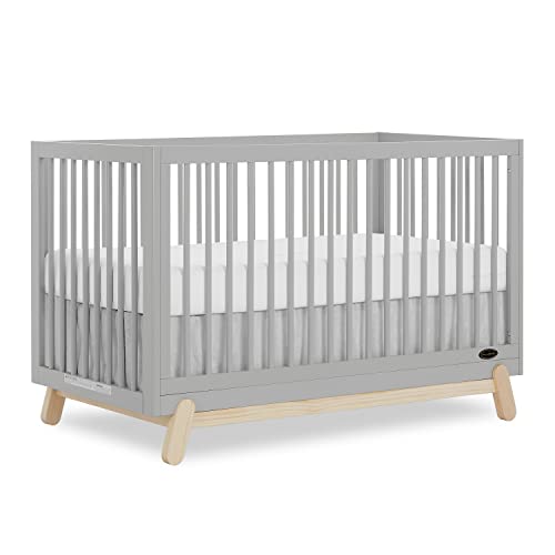 Dream On Me Hygge 5 In 1 Convertible Crib With Sustainable Pinewood And Easy Clean Finish