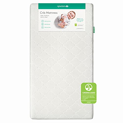 Safe Breathable Dual Layer Crib Mattress With Removable Washable Cover For Baby And Toddler Sleep