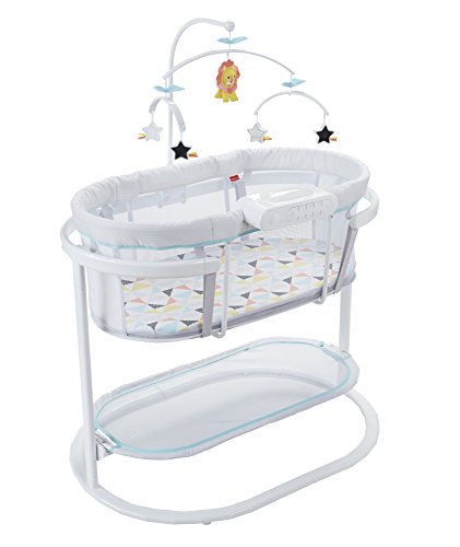 Fisher Price Soothing Motions Bassinet With Dual Mode Lighting And Soothing Projection