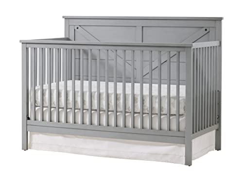 Oxford Baby Four In One Convertible Crib With Greenguard Gold Certification And Durable Safe Nursery