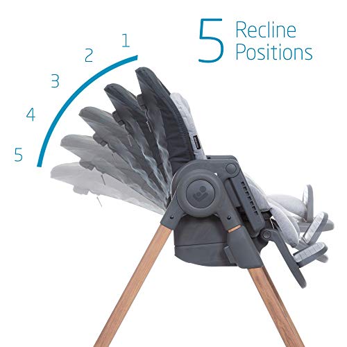 Six In One High Chair With Nine Height Positions And Five Recline Positions For Growth