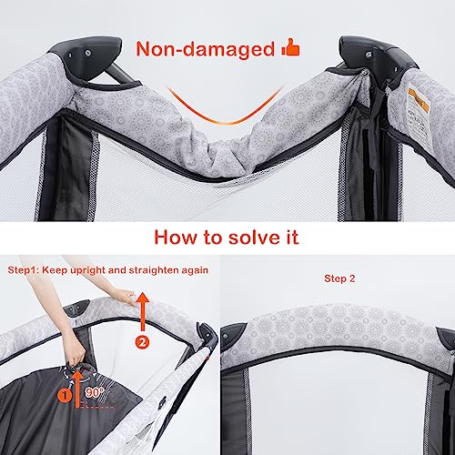 4 In 1 Baby Bedside Bassinet Crib With Diaper Change Station And Pack And Play Mattress