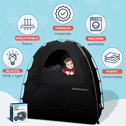 Portable Blackout Sleep Pod With Built In Fan For Baby Travel Crib And Pack N Play
