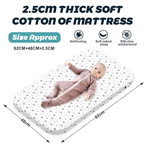 Portable Mesh Bassinet On Wheels With Height Adjustable Bedside Design And Comfy Mattress