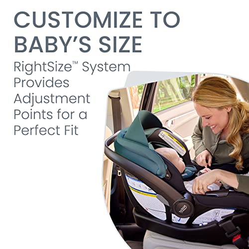 Britax Infant Car Seat With Alpine Base And ClickTight Installation For Safe Rear Facing Travel