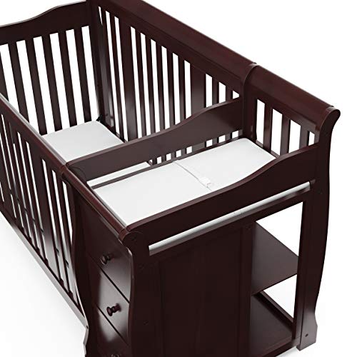 Storkcraft Portofino 5in1 Convertible Crib and Changer With 3 Drawers and Changing Pad