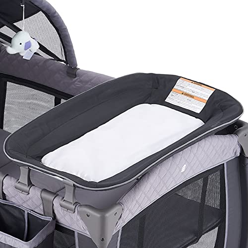 Pamo Babe Portable Baby Nursery Center Playard Foldable Crib With Changing Table And Wheels