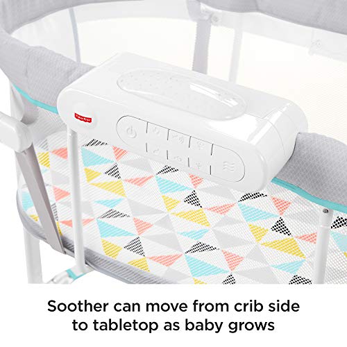 Fisher Price Soothing Motions Bassinet With Dual Mode Lighting And Soothing Projection