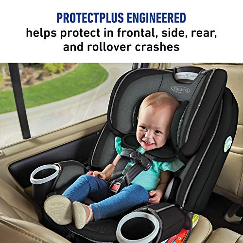 Graco 4Ever DLX 4 In 1 Convertible Car Seat For Infants To Toddlers With 10 Years Of Use