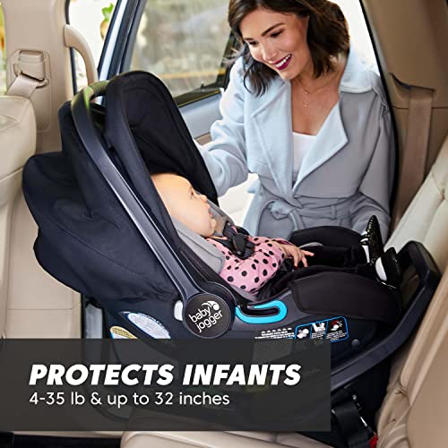 Infant Car Seat With Rapid Install For Easy Travel System Compatible With Strollers For 4 To 35 Lb Up To 32 Inches