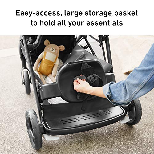 Graco Ready2Grow LX 2.0 Double Stroller With Bench Seat And Standing Platform For Easy Fold