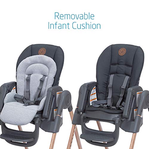 Six In One High Chair With Nine Height Positions And Five Recline Positions For Growth