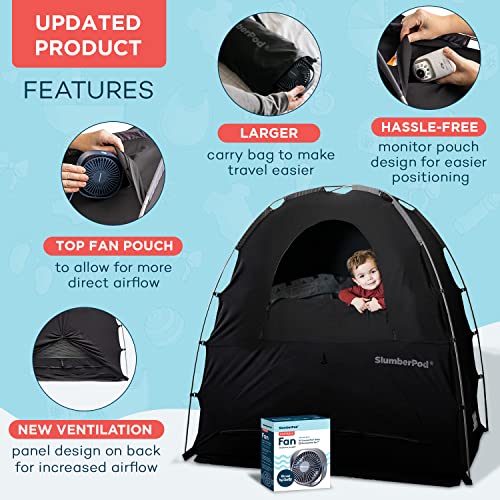 Portable Blackout Sleep Pod With Built In Fan For Baby Travel Crib And Pack N Play