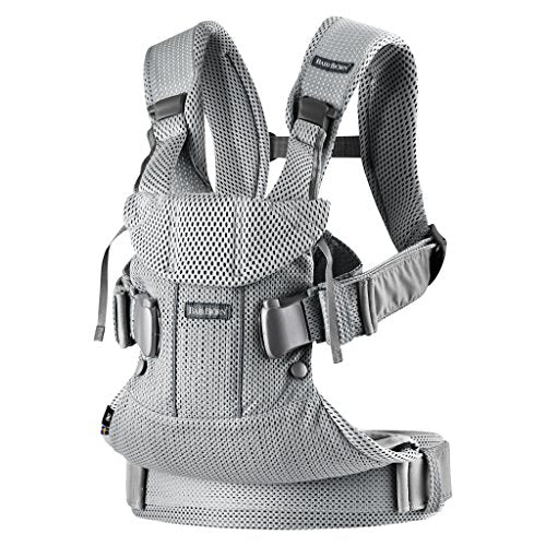 Ergonomic Baby Carrier With Breathable Mesh For 0-36 Months Adjustable Size Lightweight And Machine Washable
