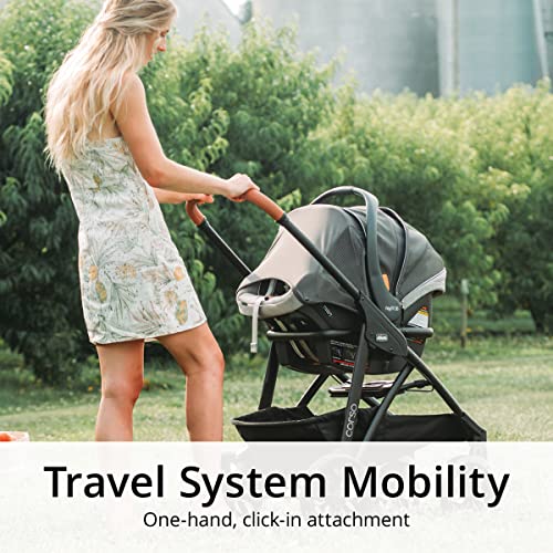 Easy Install Infant Car Seat With Zip Privacy Shield And ClearTex Fabric For 4 To 35 Lbs Babies Rear Facing