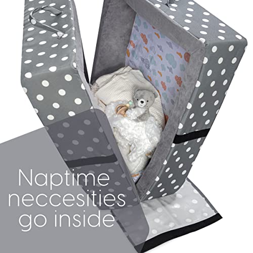 Portable Folding Floor Sleeper Cot With Washable Fitted Sheet For Toddler Travel And Home Use