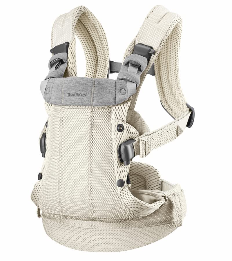 BabyBjorn 3D Mesh Baby Carrier For Infants With Hip Friendly Support And Supersoft Comfort Cream